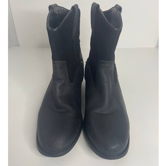 Sterling River Women's Western Cowgirl Black Ankle Boots Size 7.5 - Picture 4 of 12